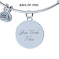 Silver, Gold Bangle Bracelet Mjolnir Viking To My Son Love Dad - Custom Engrave