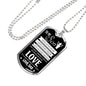 Father Son Pendant Necklace From Dad Christmas Gifts, Birthday Gift Ideas for Bo