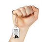 Dear Amazing Man Dog Tag Military Ball Chain - I Love You Quotes Pendant Necklac