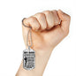 I Love My Son Quotes Dog tag From Mother - You are my Son Love Mum Necklace
