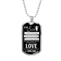 Father Son Pendant Necklace From Dad Christmas Gifts, Birthday Gift Ideas for Bo