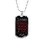 To My Son Necklace Dog Tag Love Dad Christmas Gifts, Birthday Gift Ideas for Boys Luxury Dog Tag Gold & Silver fa-so-01
