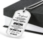 Husband and Wife Dog Tag Jewelry - To My Husband Dog tag Necklace Chain