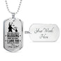 Father and Son Necklace Jewelry From Father Birthday Gifts, Christmas Gift Idea