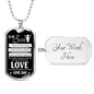 Father Son Pendant Necklace From Dad Christmas Gifts, Birthday Gift Ideas for Bo