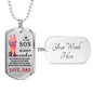 Father Son Heart Necklace From Dad Birthday Gifts, Christmas Gift Idea for Kids