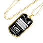 Father Son Pendant Necklace From Dad Christmas Gifts, Birthday Gift Ideas for Bo