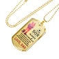 Father Son Heart Necklace From Dad Birthday Gifts, Christmas Gift Idea for Kids