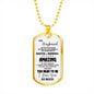 Husband and Wife Dog Tag Jewelry - To My Husband Dog tag Necklace Chain