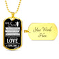 Father Son Pendant Necklace From Dad Christmas Gifts, Birthday Gift Ideas for Bo