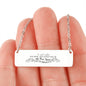 To My Daughter Necklace FREE Plus Shipping
