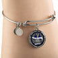 Silver, Gold Bangle Bracelet Mjolnir Viking To My Son Love Dad - Custom Engrave