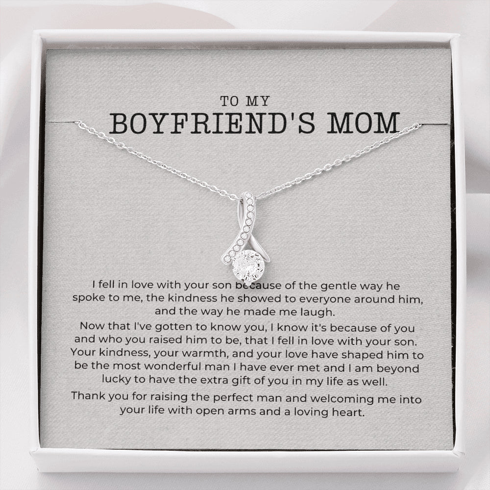 Gift to My Boyfriend's Mom Necklace with Gift Box 109