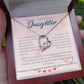 To My Beautiful Daughter Necklace from Mom – Perfect Gift for Birthday, Christmas, and Graduation – Special Gifts for Stepdaughter from Stepmom & Stepdad