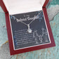 To My Daughter Necklace From Mom & Dad – Heartfelt Gift with Loving Message, Perfect for Birthday, Christmas, Graduation, and Special Milestones