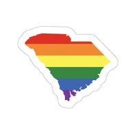Thumbnail for South Carolina LGBTQ+ Pride Sticker Rainbow Stickers, Pride Equality Stickers LGBT Mom, LGBT Awareness, Gay Lesbian
