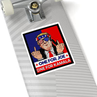 Thumbnail for Donald Trump Fuck Joe Biden Anti Biden Harris Rétro 2021 Sticker, Republican, Patriot, Liberty, Freedom, MAGA, Waterbottle Stickers Laptop Sticker, Yeti Tumbler Hydroflask Stickers