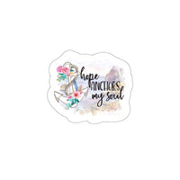 Thumbnail for Hope Anchors My Soul Vinyl Sticker, Cute Stickers , Rainbow Art, Trendy Stickers, Best Friend Gift, Laptop Stickers for Teens and Adults Trendy Vinyl Positive Sticker for Water Bottles Book Laptop