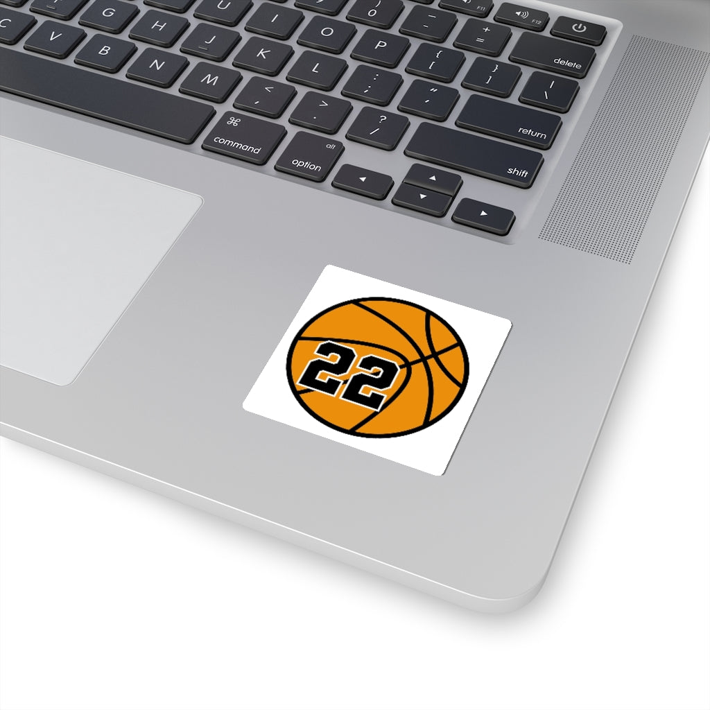 Molomon Basketball Player Favorite Lucky Number #22 Sticker