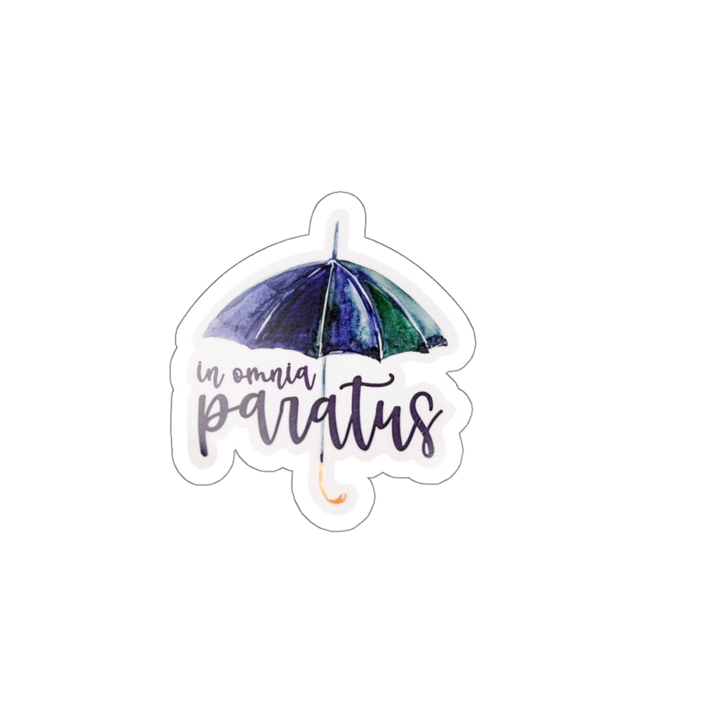 in Omnia Paratus Vinyl Sticker, Gilmore Sticker, Tv Show Sticker, Rory Gilmore Decal, Gift for Her, Life and Death Brigade