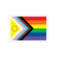 Thumbnail for 2021 Intersex-Inclusive Progress Pride Sticker LGBTQ+ Pride Flag, Inclusivity, Equality, Decal Sticker (Waterproof) LGBTQ Rainbow