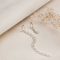 Thumbnail for 8SEASONS Blue Mermaid Tear Beads Drop Transparent Lampwork Glass Necklace Silver Color 41cm(16 1/8