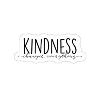 Thumbnail for Kindness changes everything vinyl stickers, teacher gifts, trendy stickers, , best friend gift, laptop stickers for Teens and Adults Trendy Vinyl Positive Sticker for Water Bottles Book Laptop