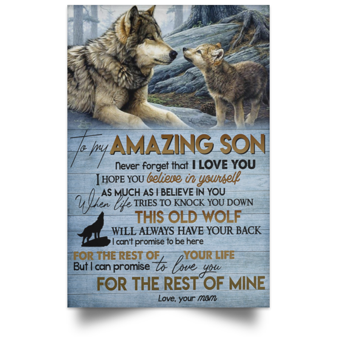 Customized Mom To Son Fleece Blanket Posters Family Friend ,, Awesome Birthday Perfect Happy Birthday Gift Decor Bedroom, Living Room Print High Quality