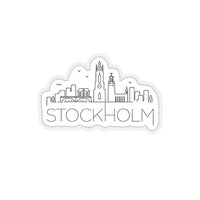 Thumbnail for Unique Stockholm Skyline Vinyl Sticker, Germany,Best Friend Gift, Birthday Gift, , Laptop Sticker Water Bottle, Phone, Skateboard Stickers