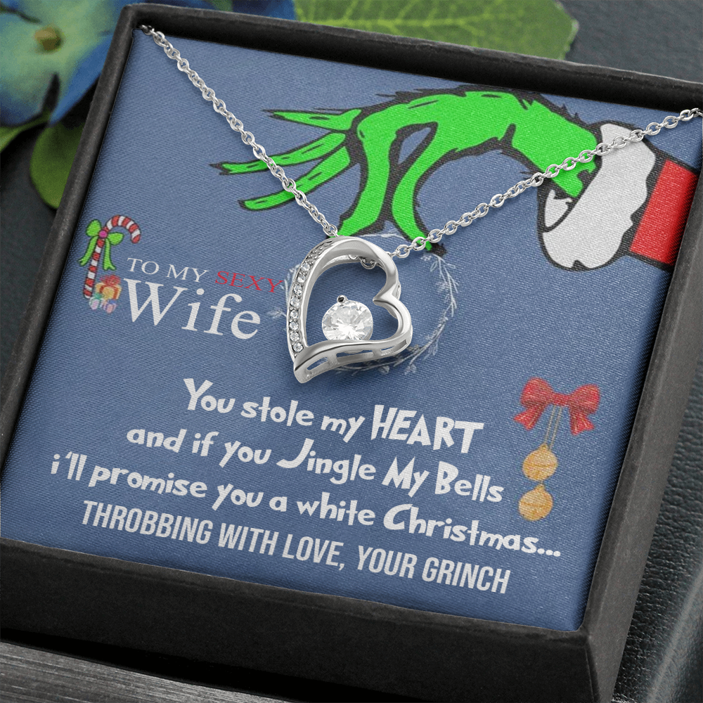 Couple Pendant Necklaces - To My Wife - All I Want For Christmas Is Yo -  Gifts Holder
