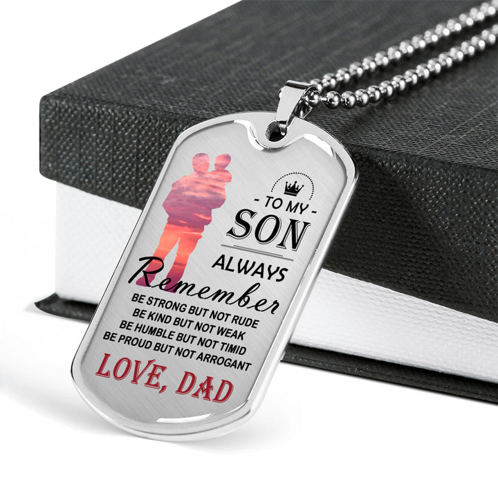 Father son pendant sale