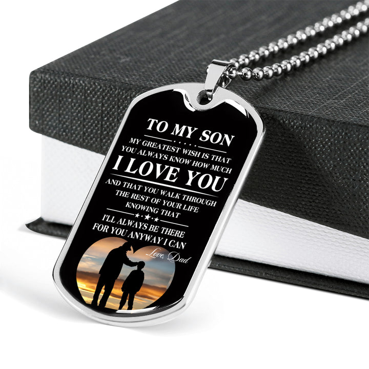 Father and cheap son pendant