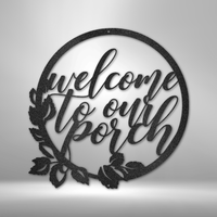 Thumbnail for Monogram Welcome to our porch