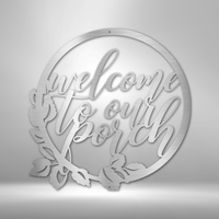 Thumbnail for Monogram Welcome to our porch