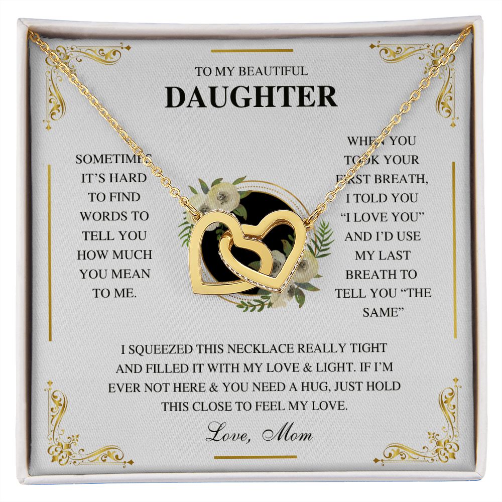 to my beautiful daughter