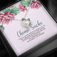 Thumbnail for iWow Inspirational Chemo Sucks Gift Cancer Jewelry Gift for Her Friend with Cancer Chemo Survivor Chemotherapy Gift Chemo Care Package Cancer Support On Birthday, Christmas