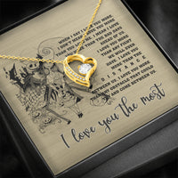Thumbnail for When I Say I Love You More I Love You the Most Forever Love Pendant Necklace – Halloween Jack Skellington Gifts; Gift for Birthday,Christmas,Valentine's Day,Mother's day,Father's Day,Thanksgiving