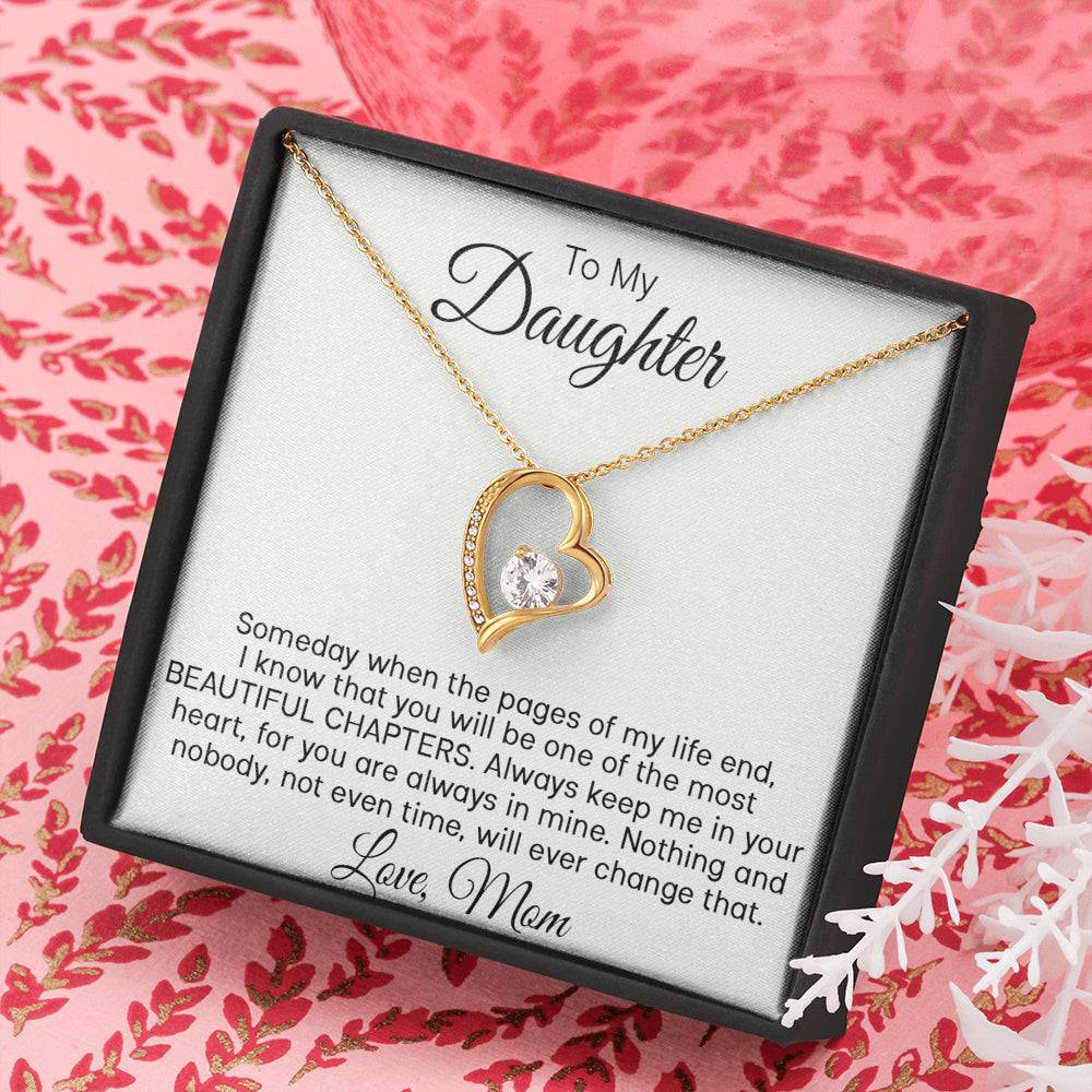 To My Daughter Necklace Gorgeous Meaningful Gift From Mom Or Dad | eBay