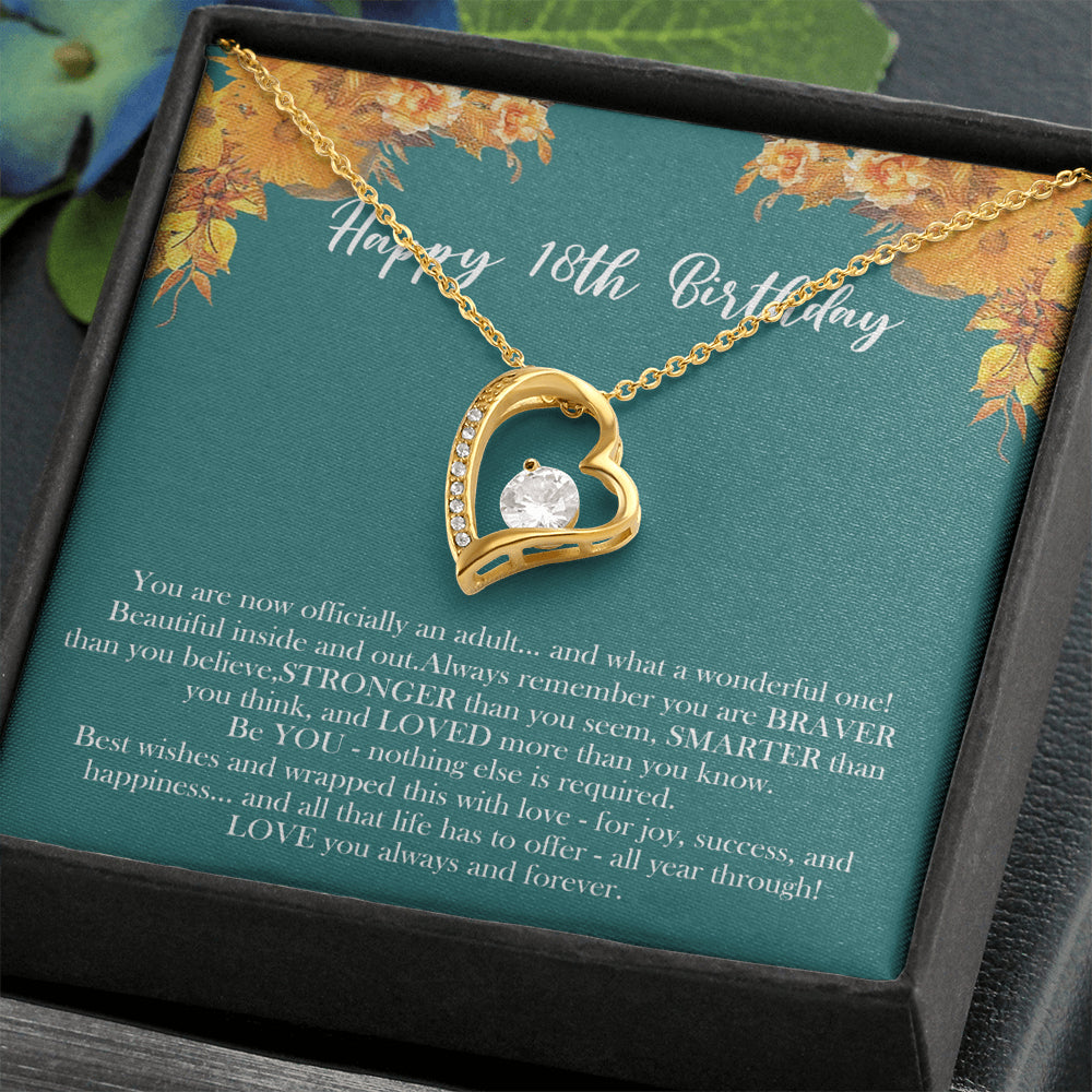 Jewelry 18th Birthday for Her Gift, 18th Birthday Gift for Her, Eighteenth Birthday Gift for Daughter Niece Friend Goddaughter, Forever Love