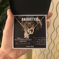 Thumbnail for to My Badass Daughter Necklace, You are Braver Stronger Loved Than You Think Daughter Father Necklace, Gift for Daughter from Dad, Meaningful Gifts, Thoughtful Gifts for Daughter