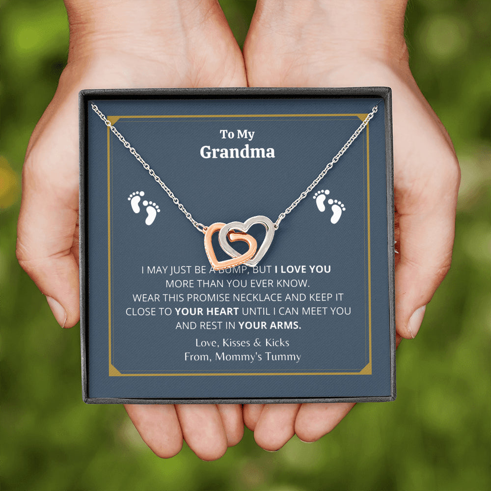 Going to Be A Grandma Gift, Grandma to Be Necklace with Message Card, Gifts for Expectant Grandmother, Expecting Grandma Gift, Gift for Future Grandma at Baby Shower