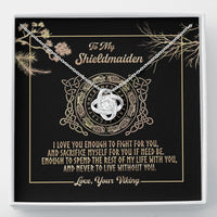 Thumbnail for To My Shieldmaiden, Fight For You Love Knot  Gift Best Friend Necklace, Soul Sister, Bridesmaid Gift, Bestie Gift  Girlfriend Gift Ideas