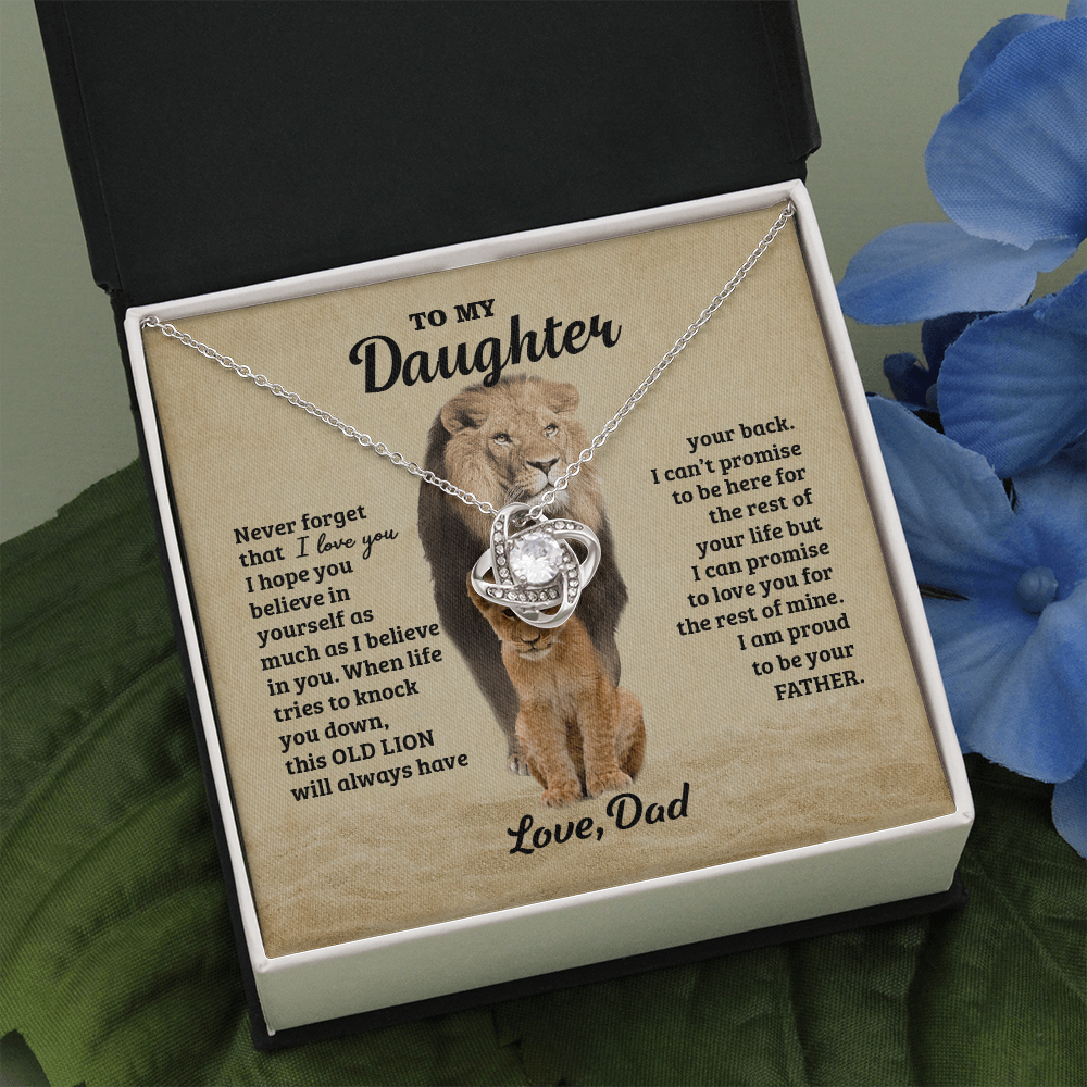 to My Daughter Necklace, Never Forgrt That I Love You Father Daughter Necklace, Father to Daughter Birthday Gift, Gifts to Daughter from Dad, Meaningful Gifts, Thoughtful Gifts for Daughter