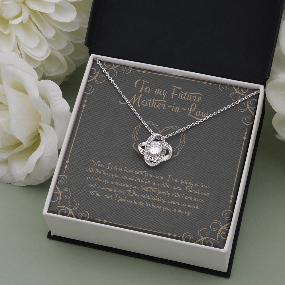 To My Future Mother in Law i fell in love in your son Necklace, Mother Necklace, To My Mother Necklace, Mother Birthday Card, Gift For Mother in Law  Fixxxxxx