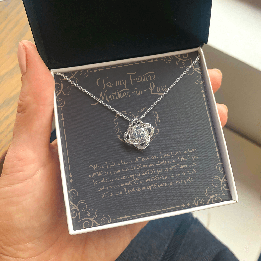 To My Future Mother in Law i fell in love in your son Necklace, Mother Necklace, To My Mother Necklace, Mother Birthday Card, Gift For Mother in Law  Fixxxxxx