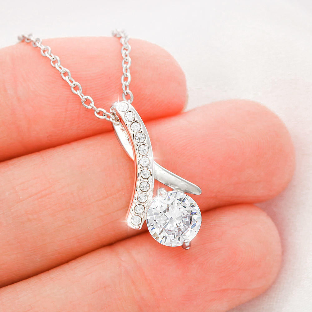 On Cloud Nine Gifts To My Future Wife Find You Sooner Alluring Beauty Necklace with Message Card and Gift Box Included. Gift for Girlfriend or Fiance.