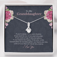 Thumbnail for Granddaughters Gifts from Grandma - To My Granddaughter Necklace, Gift for Granddaughter, Grandmother Granddaughter Jewelry, Gifts from Nana