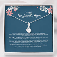 Thumbnail for Globright to My Boyfriend's Mom Gifts Necklace, Gift for Boyfriend's Mom Mother's Day, Boyfriends Mom Birthday Gift 1054b Standard Box