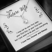 Thumbnail for On Cloud Nine Gifts To My Future Wife Alluring Beauty Necklace with Message Card and Gift Box Included. Gift for Girlfriend or Fiance