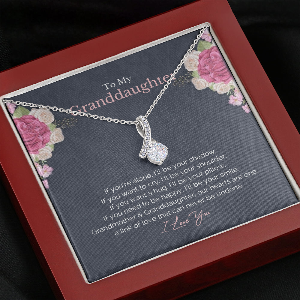 Granddaughters Gifts from Grandma - To My Granddaughter Necklace, Gift for Granddaughter, Grandmother Granddaughter Jewelry, Gifts from Nana
